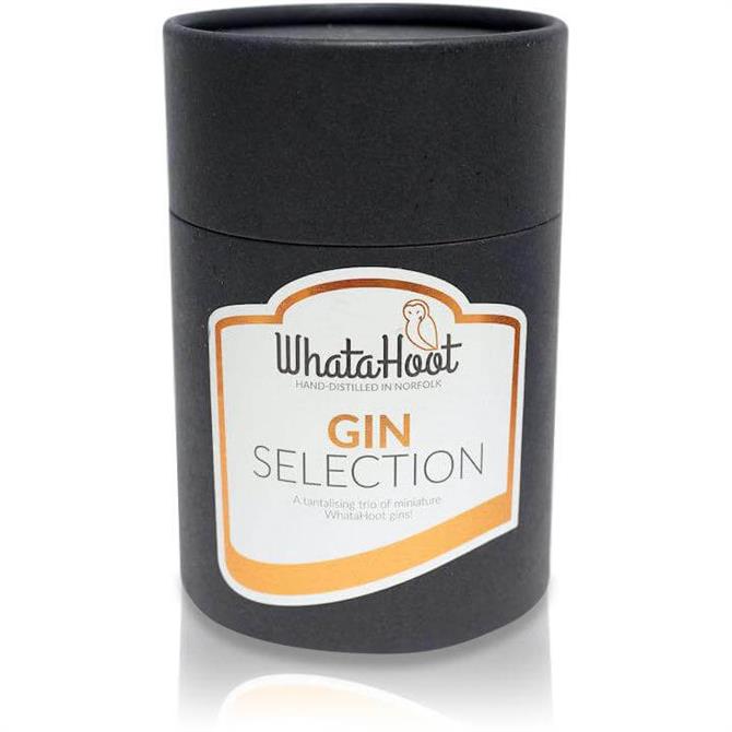 WhataHoot Gin Selection Trio Gift Box 3x 5cl